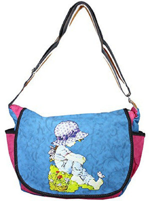 

Hydes Women Casual Blue, Pink Leatherette Shoulder Bag
