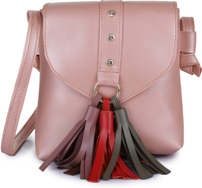 

Style Villaz Women Casual Purple Leatherette Sling Bag