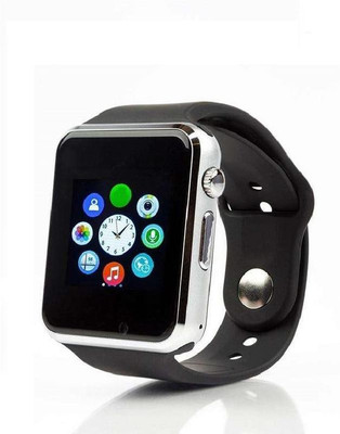 

BeatCell Bluetooth Smart Watch Compatible With All 3G , 4G Phone With Camera And Sim Card Support Silver Smartwatch(Black Strap Free Size)