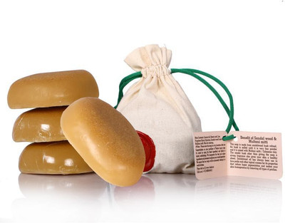 

Vherbs Pebbles Sandal Wood and Multani Mitti Antiseptic Glycerin Soap(400 g, Pack of 4)