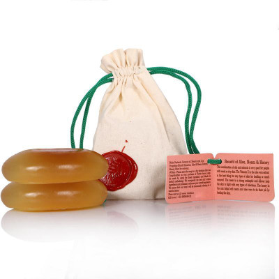 

Vherbs Pebbles Aleo,Neem and Honey Antiseptic Glycerin Soap(0 g, Pack of 2)