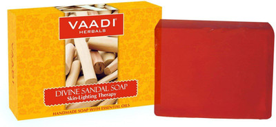 

Vaadi Herbals Divine Sandal Soap with Saffron & Turmeric (75 Gms)(75 g)