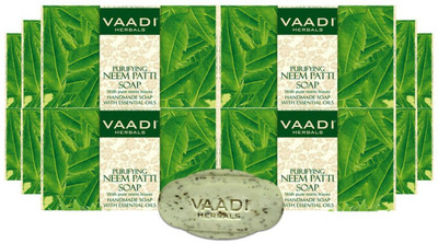 

Vaadi Herbals Neem Patti Soap - Contains pure Neem leaves (75 Gms)(75 g, Pack of 12)