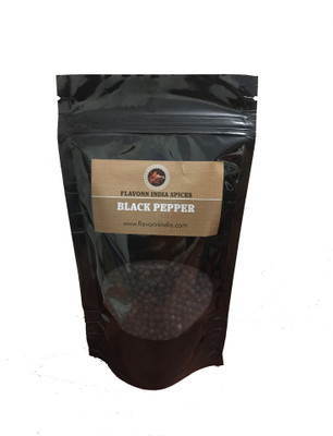 

FLAVONN Black Pepper âWithout any added chemicals -Sourced Directly From Farms In Idukki,Spice Hub of Kerala-100gm(100 g)