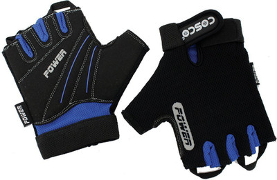 

Cosco Power Gym & Fitness Gloves (XL, Black), Blue