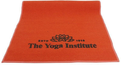 

TYIstore The Yoga Institute Anti Skid Orange Yoga Mat Orange 5 mm Yoga Mat