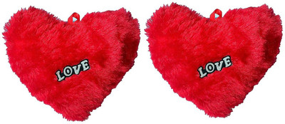 

Red Ballons Combo of 2 Heart | Baby Pillow - 10 cm(Red)