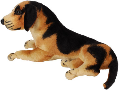 

Red Ballons Black Brown Dog, Soft Toys for your Kids and Loved one - 10 cm(Multicolor)