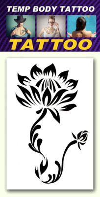 

smilendeal Smilendeal_T2431 Flower Temp Body Tattoo(Flower)