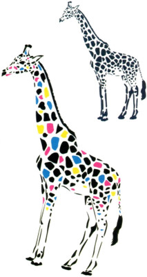 

smilendeal Smilendeal_T2558 Giraffe Temp Body Tattoo(Giraffe)