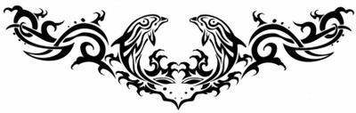 

smilendeal Smilendeal_TB0066 Fish Temp Body Big Size Tattoo(Fish)
