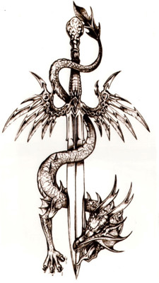 

smilendeal Smilendeal_TB0068 Sword Temp Body Big Size Tattoo(Sword)