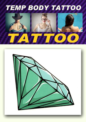 

smilendeal Smilendeal_T2598 Diamond Temp Body Tattoo(Diamond)