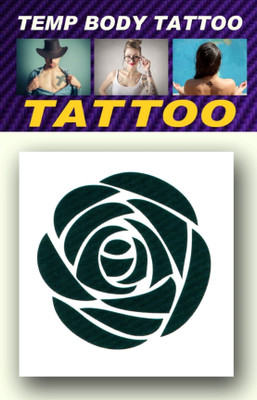 

smilendeal Smilendeal_T2425 Rose Temp Body Tattoo(Rose)