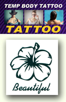 

smilendeal Smilendeal_T2414 Beautiful Flower Temp Body Tattoo(Beautiful Flower)
