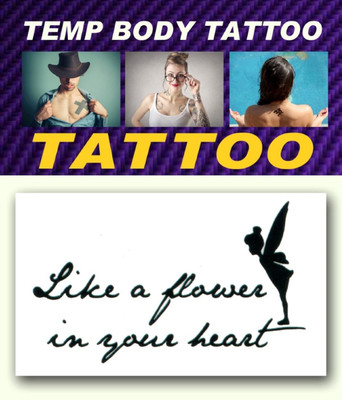 

smilendeal Smilendeal_T2571 Heart Temp Body Tattoo(Heart)