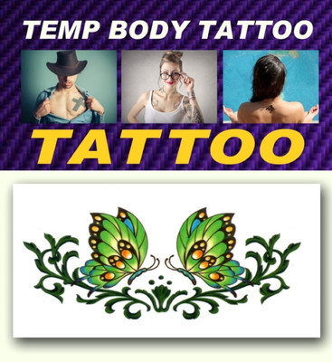 

smilendeal Smilendeal_T2581 Buterfly Temp Body Tattoo(Buterfly)