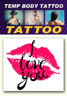 

smilendeal Smilendeal_T2469 I Love You Temp Body Tattoo(I Love You)