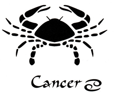 

smilendeal Smilendeal_T2448 Cancer Sun Signs Temp Body Tattoo(Cancer Sun Signs)