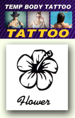 

smilendeal Smilendeal_T2413 Flower Temp Body Tattoo(Flower)