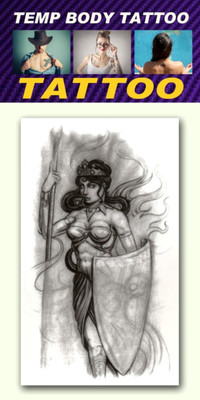 

smilendeal Smilendeal_T2498 Lady Temp Body Tattoo(Lady)