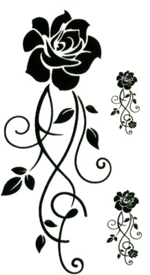 

smilendeal Smilendeal_T2534 Roses Temp Body Tattoo(Roses)