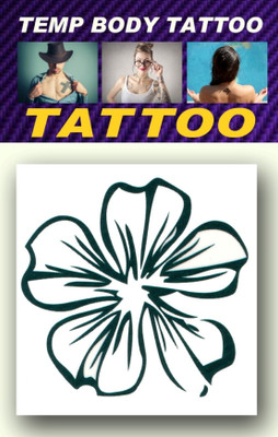

smilendeal Smilendeal_T2423 Flower Temp Body Tattoo(Flower)