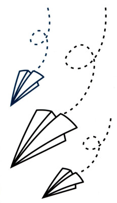 

smilendeal Smilendeal_T2549 Kites Temp Body Tattoo(Kites)