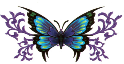 

smilendeal Smilendeal_T2580 Buterfly Temp Body Tattoo(Buterfly)