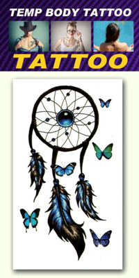 

smilendeal Smilendeal_T2456 Dreamcather Temp Body Tattoo(Dreamcather)