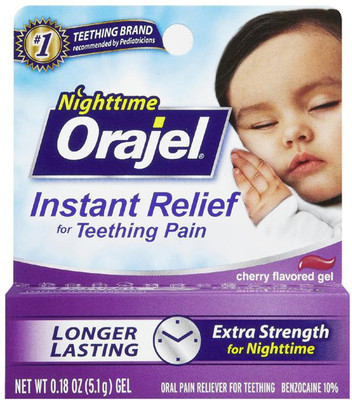 

Orajel Instant Relief Nighttime Teething Gel - 5.1G Toothpaste(5 g)