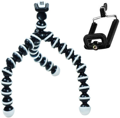 

BJORK Lightweight Flexible Gorillapod Tripod MOBILE STAND/CAMERA STAND With Mobile Attachment For DSLR, Action Cameras , Digital Cameras & Smartphones OCTOPUS STAND/MOBILE HOLDER PT56 Tripod, Tripod Kit(Multicolor, Supports Up to 3.5)