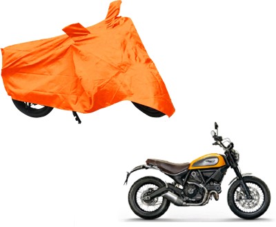 AUTO PEARL Two Wheeler Cover for Ducati(Scrambler, Orange)