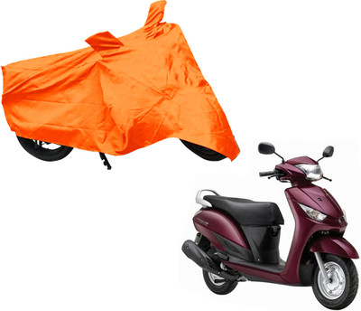 AUTO PEARL Two Wheeler Cover for Yamaha(Alpha, Orange)