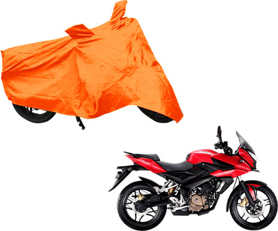 AUTO PEARL Two Wheeler Cover for Bajaj(Pulsar 200 NS DTS-i, Orange)
