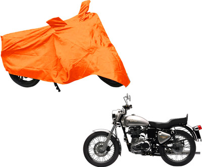 AUTO PEARL Two Wheeler Cover for Royal Enfield(Twin spark, Orange)