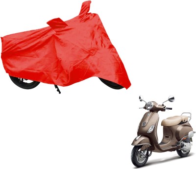 AUTO PEARL Two Wheeler Cover for Piaggio(Piaggio Vespa, Red)