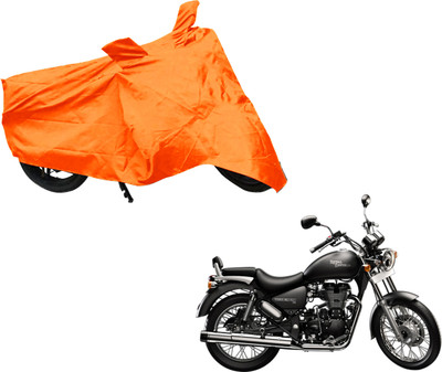 AUTO PEARL Two Wheeler Cover for Royal Enfield(Thunderbird 500, Orange)