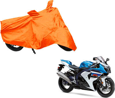 AUTO PEARL Two Wheeler Cover for Suzuki(GSX, Orange)