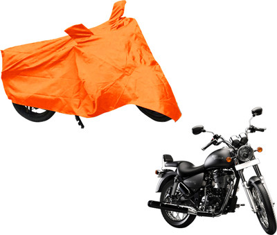 AUTO PEARL Two Wheeler Cover for Royal Enfield(Thunderbird 350, Orange)