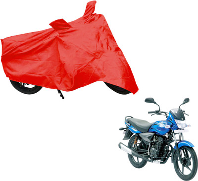 AUTO PEARL Two Wheeler Cover for Bajaj(Platina, Red)