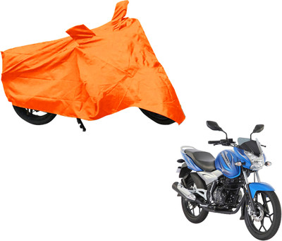 AUTO PEARL Two Wheeler Cover for Bajaj(Discover 125 DTS-i, Orange)
