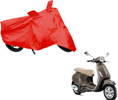 AUTO PEARL Two Wheeler Cover for Piaggio(Vespa VXL, Red)
