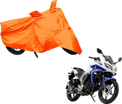 AUTO PEARL Two Wheeler Cover for Yamaha(Fazer, Orange)