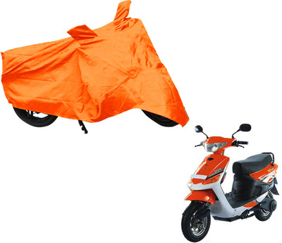 AUTO PEARL Two Wheeler Cover for Indus(Yo Style, Orange)