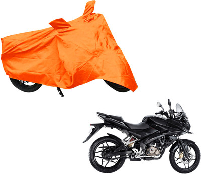 AUTO PEARL Two Wheeler Cover for Bajaj(Pulsar AS 150, Orange)