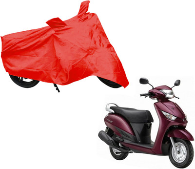 AUTO PEARL Two Wheeler Cover for Yamaha(Alpha, Red)