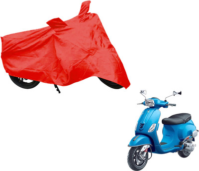 AUTO PEARL Two Wheeler Cover for Piaggio(Vespa SXL, Red)
