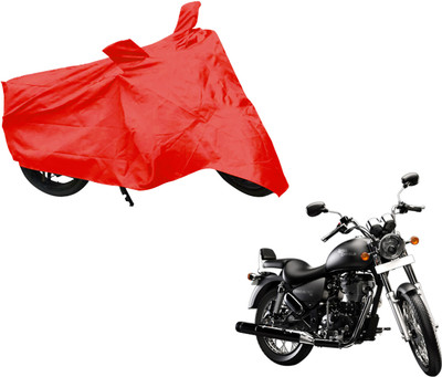 AUTO PEARL Two Wheeler Cover for Royal Enfield(Thunderbird 350, Red)