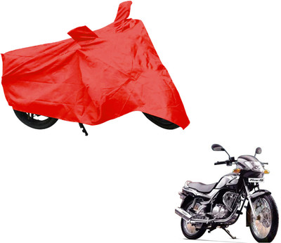 AUTO PEARL Two Wheeler Cover for TVS(Fiero F2, Red)